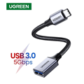 Cáp OTG USB TYPE-C USB 3.0 Cao Cấp Ugreen 70889 Chính Hãng US154 chân mạ Vàng