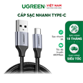 Cáp sạc nhanh 20W đầu USB 2.0 qua Type C, cáp Ugreen 60116 chính hãng, cáp sạc c