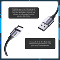Cáp sạc nhanh 20W đầu USB C Type C - Lightning, cáp Ugreen 60116 chính hãng, cáp