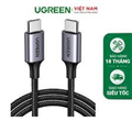 Cáp sạc nhanh 20W đầu USB Type-C sang USB Type-C, cáp Ugreen 60130 chính hãng,cá