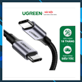 Cáp sạc nhanh 20W đầu USB Type-C sang USB Type-C, cáp Ugreen 60130 chính hãng,cá