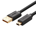 Cáp USB 2.0 to Mini 1.5m UGREEN 10385 - Mạ Vàng, Chính Hãng