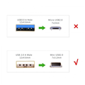 Cáp USB 2.0 to Mini 1.5m UGREEN 10385 - Mạ Vàng, Chính Hãng