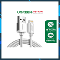 Cáp USB 2.4A sang Lightning UGREEN sạc nhanh truyền dữ liệu dài 2M Ugreen 60163 