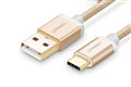 Cáp USB-C to USB 2.0 dài 0,5m màu Gold chính hãng Ugreen 20859 cao cấp