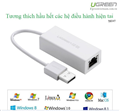 Cáp USB to Lan 2.0 cho Macbook, pc, laptop  Ugreen mã 20253