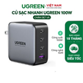 Củ sạc nhanh công xuất cao, củ sạc nhanh Ugreen 70774 chính hãng, cũ sạc PD 65W 