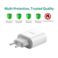 Củ sạc UGREEN 20384 2 cổng USB Wall Charger 3.4A EU (White)