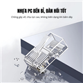 Đầu bấm, hạt mạng xuyên thấu Cat6 UTP VegGieg VE-011 chính hãng , Chuẩn Gigabit 