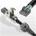Đầu bấm mạng cat8 Zoerax chuẩn 40Gb không cần dùng Kìm bấm , hàng cao cấp