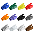 Đầu chụp hạt mạng RJ45 cat5e,cat6 màu xanh ( blue ) túi 100 chiếc HD-DCRJ45BL