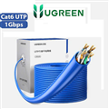 Dây, Cáp mạng UTP CAT6 dài 305m chính hãng Ugreen 11259 23AWGlõi đồng nguyên chấ