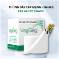 Dây mạng CAT.6A FTP 23AWG Veggieg - Đồng nguyên chất 99,9%, chống nhiễu, dài 305