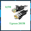 Dây mạng LAN Ethernet CAT6 1000Mbps UGREEN 20162 - màu Đen 5M bản dây tròn