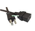 Dây nguồn C19 Novalink NV-54003A dài 1.5m lõi đồng 2.08mm, 15A  Chính hãng