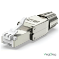 Hạt Mạng RJ45 CAT7 Veggieg V-E010 - Đầu Bấm Cao Cấp, Hỗ Trợ Tốc Độ 10Gbps, Dành 