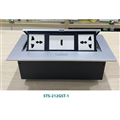 Hộp Ổ Điện Âm Bàn Sinoamigo STS-212GST-1 - 5 Modules, Hợp Kim Nhôm Cao Cấp, Chín