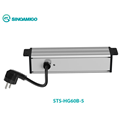 Hộp Ổ Điện Gắn Gầm Bàn Sinoamigo STS-HG60B-5 - Dài 60cm, Tích Hợp Điện & Dữ Liệu