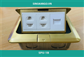 Ổ cắm âm sàn sinoamigo SPU-1BR bằng đồng nhỏ gọn tùy chỉnh theo yêu cầu