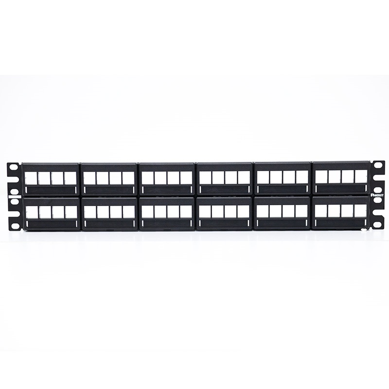 Patch Panel 24 Port Panduit CPP48WBLY Mini-Com Patch Panel, 48 Port ...