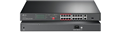 Switch chia mạng 16-Port 10/100 Mbps + 2-Port Gigabit Rackmount Switch with 16-P