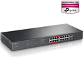 Switch chia mạng 16-Port 10/100 Mbps + 2-Port Gigabit Rackmount Switch with 16-P