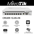 Switch chia mạng chính hãng thương hiệu Mikrotik CRS309-1G-8S+IN 8 cổng kết nói