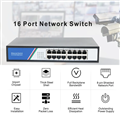 Switch chia tín hiệu Camera tích hợp POE Sợi Ethernet 100MBPS Poe 16 Cổng Tshiel