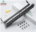 Thanh đấu nối, Patch Panel Cat 6 24 cổng moduler liền UGREEN 70423 cao cấp