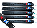 Thanh Nguồn PDU 12 Cổng Có Aptomat, Đèn Báo - 53cm, Chuẩn Rack 12U