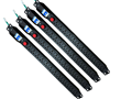 Thanh Nguồn PDU 12 Cổng Có Aptomat, Đèn Báo - 53cm, Chuẩn Rack 12U