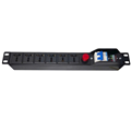 Thanh nguồn PDU 6 ổ cắm đa năng có Aptomat 20A chuẩn 19 inch