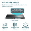 Thiết bị chia mạng TP-Link TL-SL1218MP, Switch PoE 16 Cổng 10/100Mbps + 2 cổng G