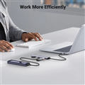 Ugreen 15395 - Hub Type-C 2 USB-A 3.0 & 2 USB-C chính hãng
