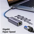 UGREEN 15637 - Bộ chuyển Type-C sang LAN Gigabit 1Gbps