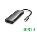 USB type-C to HDMI/VGA/ Hub USB 3.0/ SD/TF/Lan Gigabit chính hãng Ugreen 40873