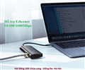 USB type-C to HDMI/VGA/ Hub USB 3.0/ SD/TF/Lan Gigabit chính hãng Ugreen 40873