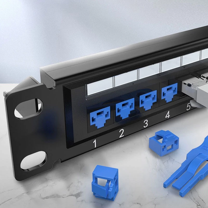 Bộ 24 Nắp Đậy Cổng Mạng ethernet rj45 Chống Bụi Bẩn Cho Máy Tính zoerax rj45 Kèm 1 Chìa Khóa