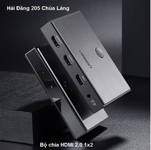 Bộ Chia HDMI 2.0 4K60Hz 1 ra 2 Ugreen 50707 chính hãng