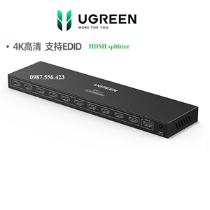 Bộ chia HDMI Ugreen 1 ra 10 cổng mã 50949US chính hãng cao cấp