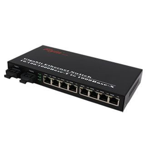 Bộ Chuyển Mạch Quang Điện 8 Sợi Gigabit FLY-2F8T-SWDXG - Sợi Quang Kép, Hiệu Năng Cao