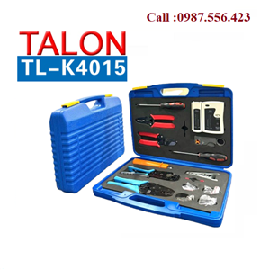 Bộ dụng cụ làm mạng Talon TL-K4015 Hộp nhựa gồm 14 món chuyên dụng , hàng chính hãng