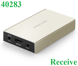 Bộ nhận tín hiệu HDMI 120M qua cáp mạng RJ45 Cat5e/Cat6 Ugreen UG-40283