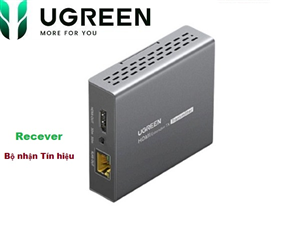 Bộ nhận tín hiệu HDMI 200M qua cáp mạng RJ45 Cat5e/Cat6 Chính hãng Ugreen 80962 (Receiver)