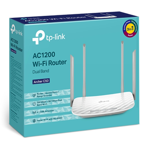 Bộ phát wifi  TP-link  Archer C50 Băng Tần Kép Wireless AC1200