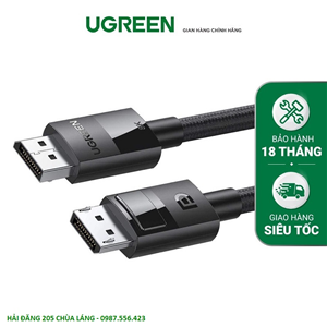 Cáp chuyển đổi Displayport to Displayport dài 5m chính hãng Ugreen UG-10213