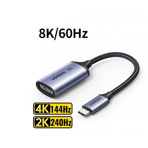 Cáp chuyển đổi USB Type-C sang DP hỗ trợ 8K 60Hz Ugreen 15575 bọc nhôm cao cấp