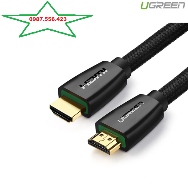 Cáp HDMI 2.0 15m hỗ trợ full HD Chính hãng Ugreen UG-40416