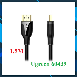 Cáp HDMI 2.0 dài 1,5m hỗ trợ hỗ trợ độ phân giải 4K@60Hz Ugreen 60439 cao cấp