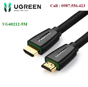 Cáp HDMI 2.0 Dài 5M Cao Cấp Ugreen 40412 HD118